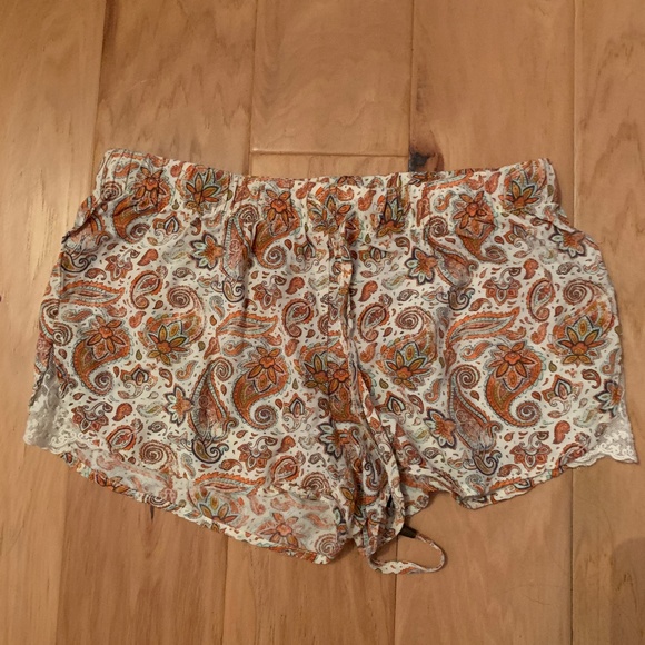 Paisley Patterned Shorts - Picture 1 of 2